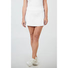 Sofibella Women's Trés Blanc 14" Trellis Trim Skort - White