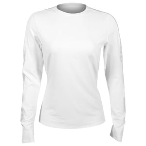 Sofibella Women's White Stripes Longsleeve Top - White