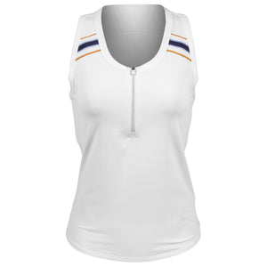 Sofibella Women's Classic Currents Racerback Tank - White