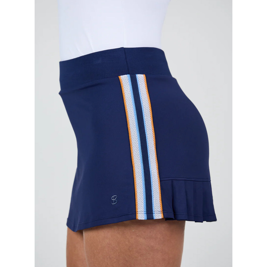 Sofibella Women's Classic Currents 13" Skort - Navy