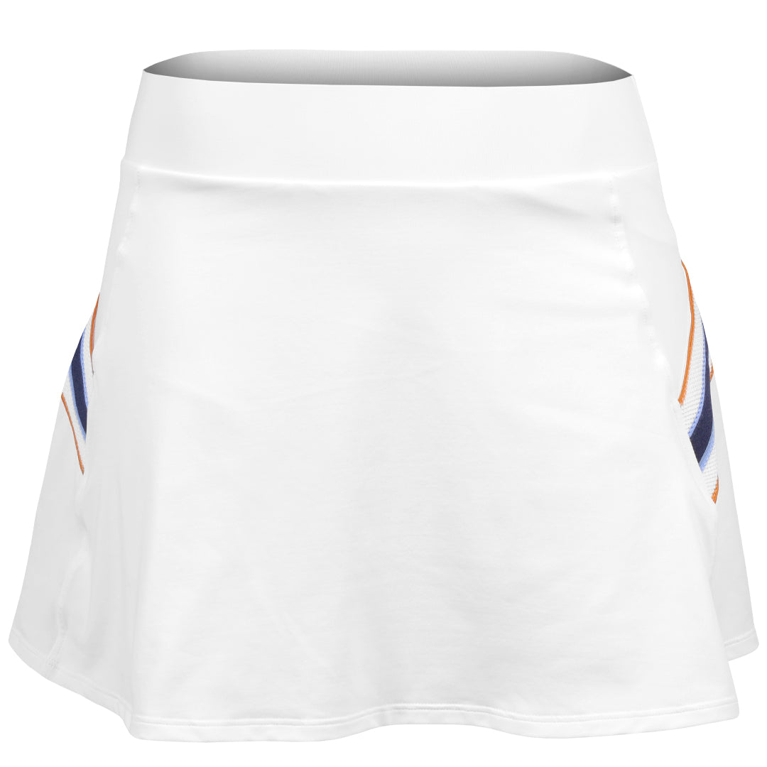Sofibella Women's Classic Currents 14" Skort - White