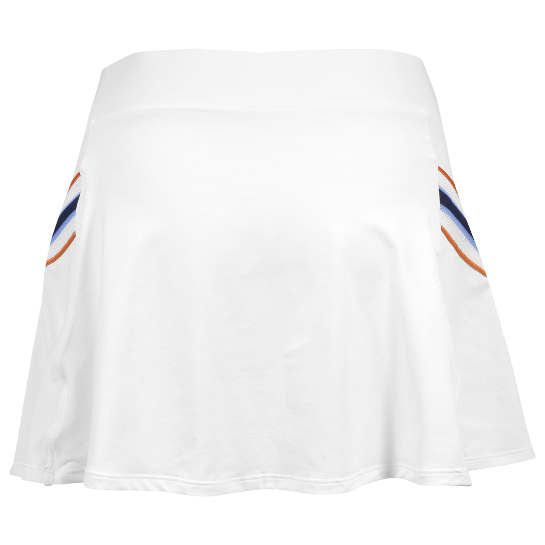 Sofibella Women's Classic Currents 14" Skort - White