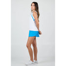 Sofibella Women's Style Icons Tank - White/Electric Blue
