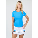 Sofibella Women's Style Icons Short Sleeve Tee - Electric Blue