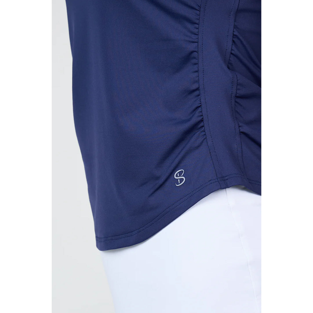Sofibella Women's Style Icons Short Sleeve Tee - Navy