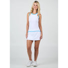 Sofibella Women's Electric Whites 13" Ruffle Skort - White