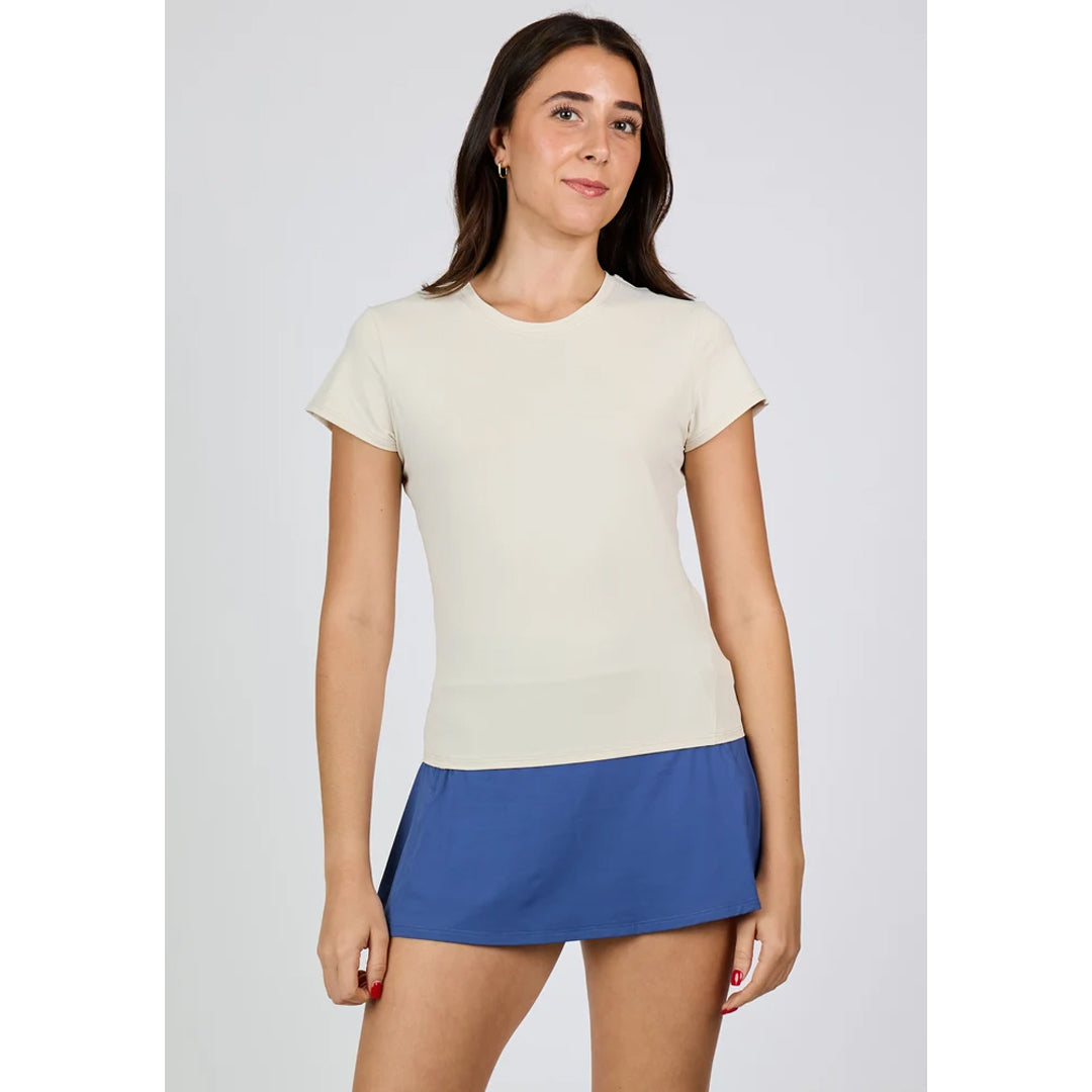 Sofibella Women's Style Icons Short Sleeve Tee - Alabaster