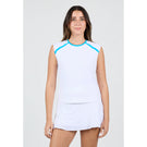 Sofibella Women's Electric Whites Sleeveless Tee - White