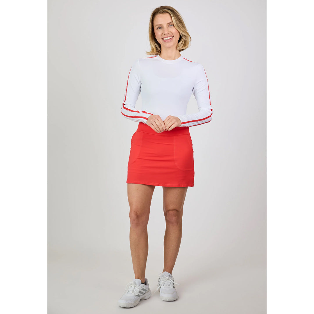 Sofibella Women's Viva Hibiscus 15" Skort - Hibiscus