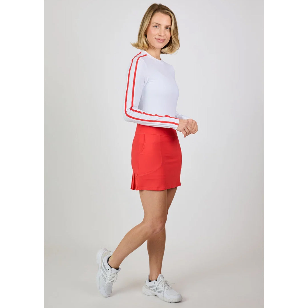 Sofibella Women's Viva Hibiscus 15" Skort - Hibiscus