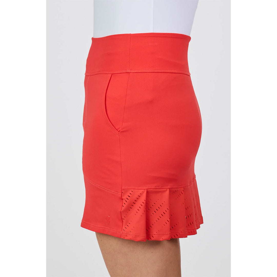 Sofibella Women's Viva Hibiscus 15" Skort - Hibiscus