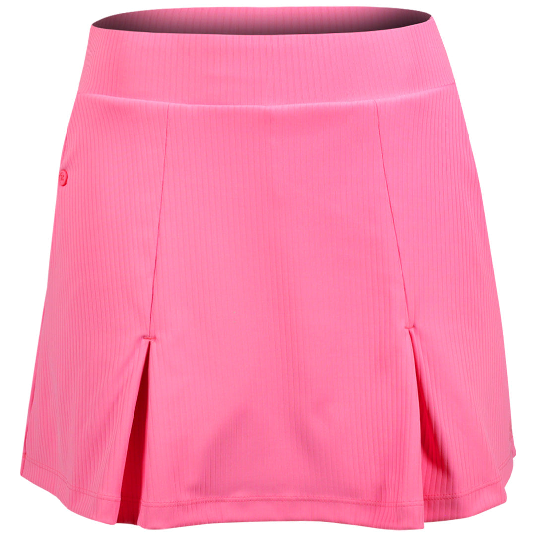 Sofibella Women's Nantucket Flex Rib 16" Skort - Preppy Pink