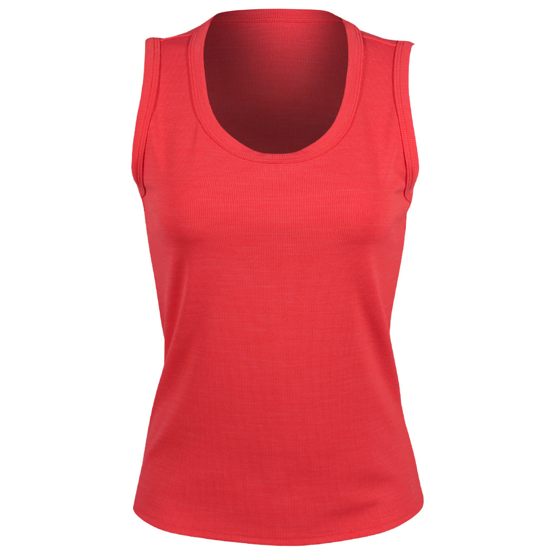 Sofibella Women's Viva Hibiscus Soft Rib Tank - Hibiscus