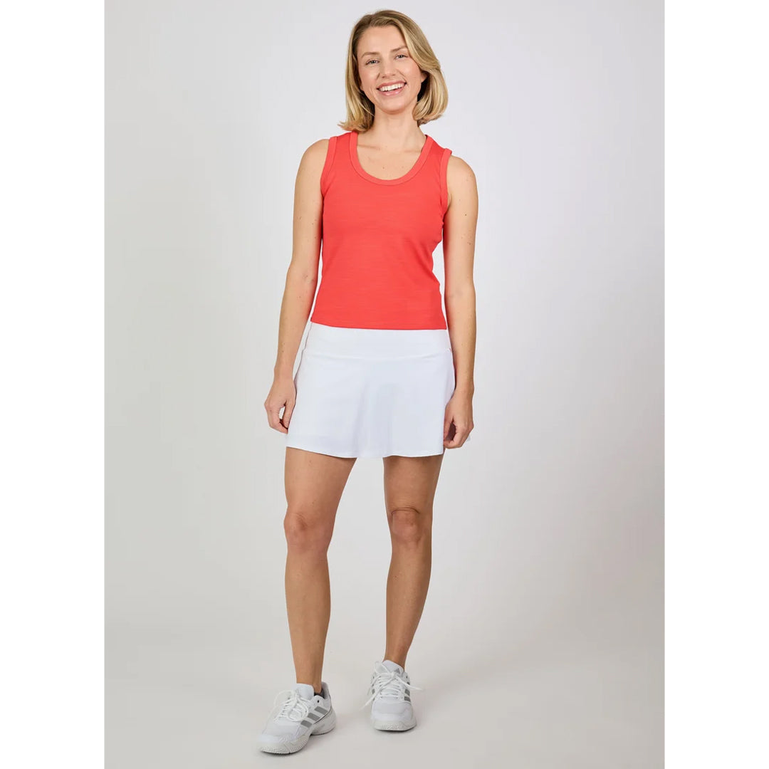 Sofibella Women's Viva Hibiscus Soft Rib Tank - Hibiscus
