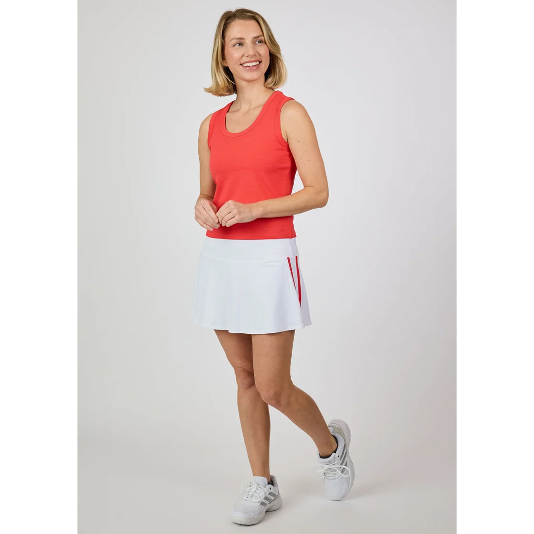 Sofibella Women's Viva Hibiscus Soft Rib Tank - Hibiscus