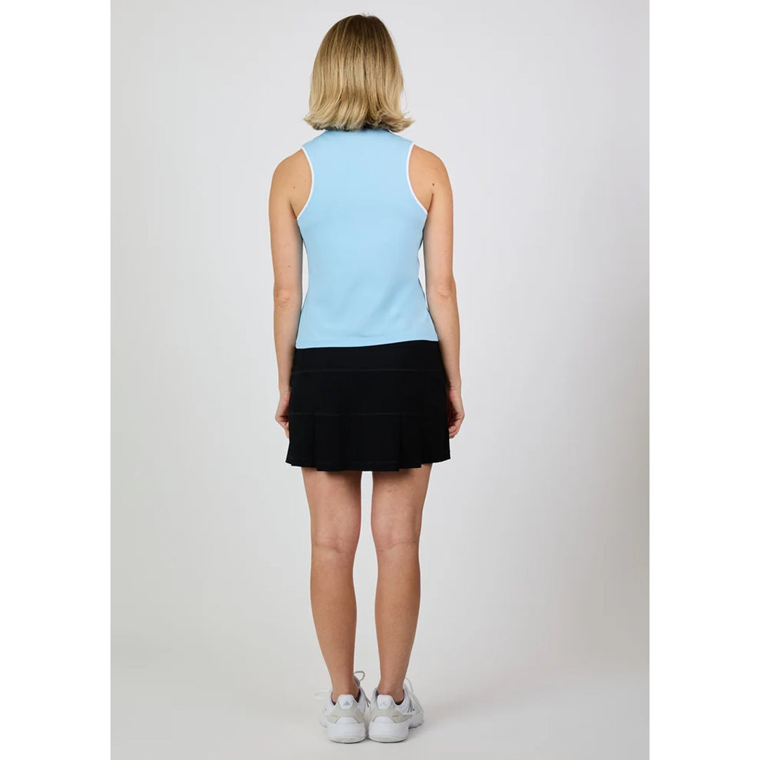 Sofibella Women's Fresh Air Sleeveless Polo - Cloud