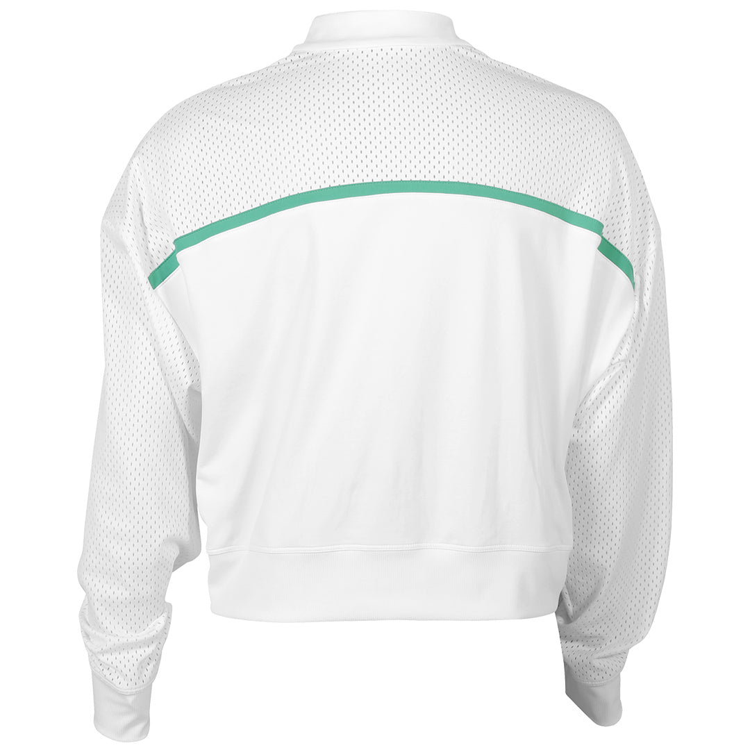 Sofibella Women's Alpine Whites 1/4 Longsleeve Zip - White