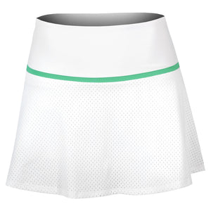 Sofibella Women's Alpine Whites 14" Mesh Skort - White