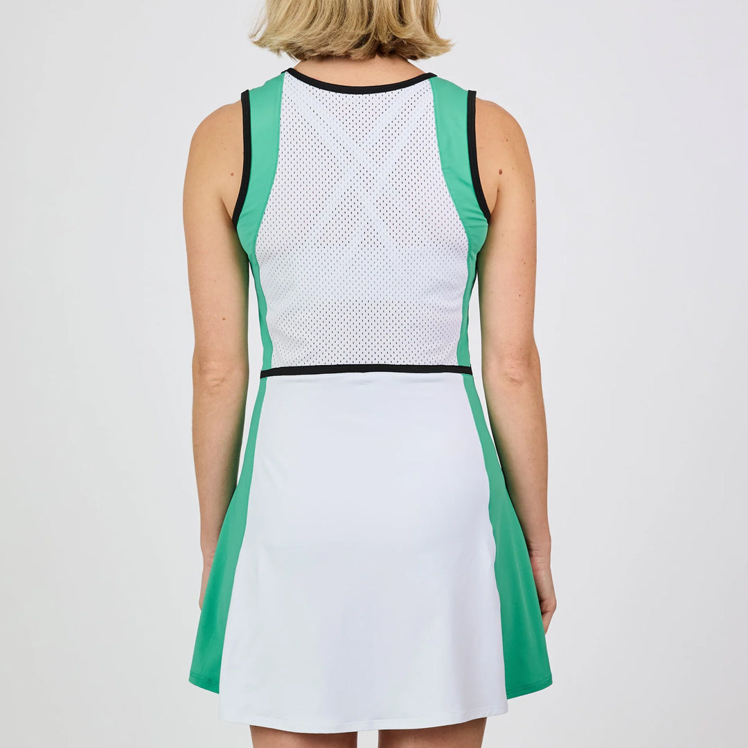 Sofibella Women's Alpine Whites Tennis Dress - White/Alpine