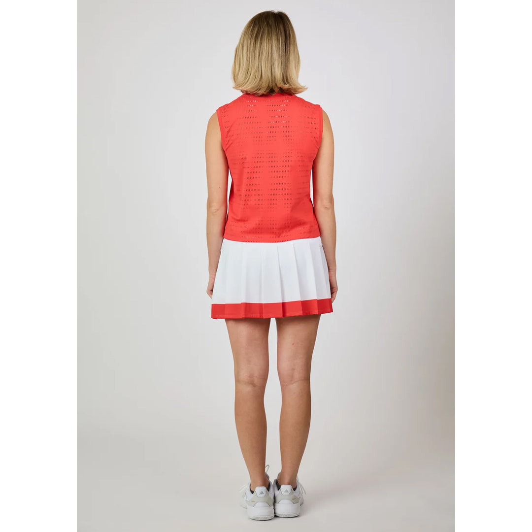 Sofibella Women's Viva Hibiscus Sleeveless Tee - Hibiscus