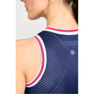 Lija Women's The One To Beat Varsity Tank - Marine/Multi