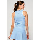 Lija It's all about Love Varsity Tank - Cool Blue