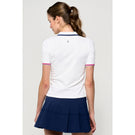 Lija Women's The One To Beat Tee Polo - White