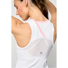 Lija Women's In Full Swing Peek Tank - White