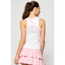 Lija Women's In Full Swing Peek Tank - White
