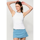 Lija Women's In Full Swing Gracey Tank - White