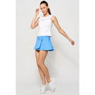 Lija It's all about Love Tiebreak 13" Skort - Blue Sky