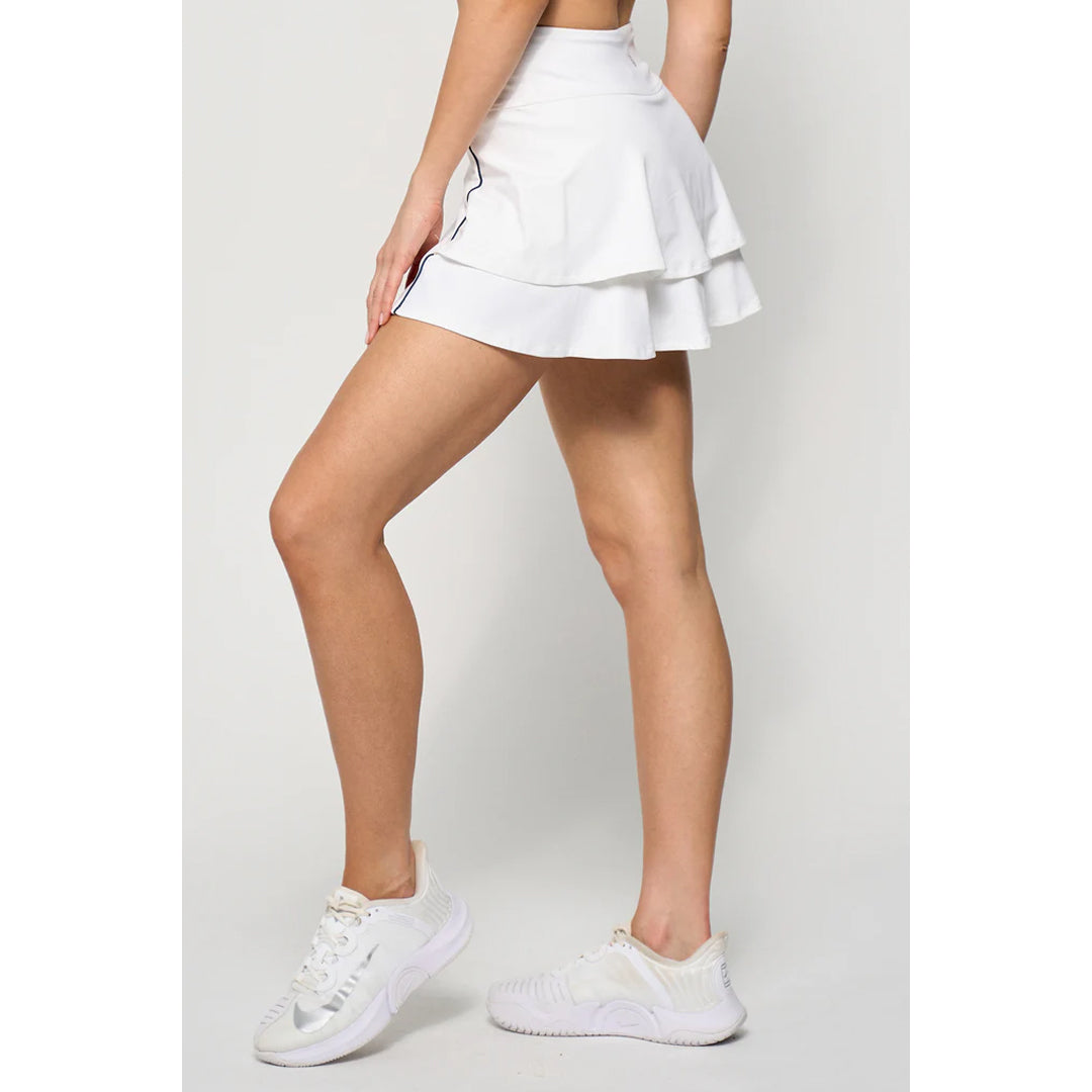 Lija Women's The One To Beat Ally 14" Skort - White