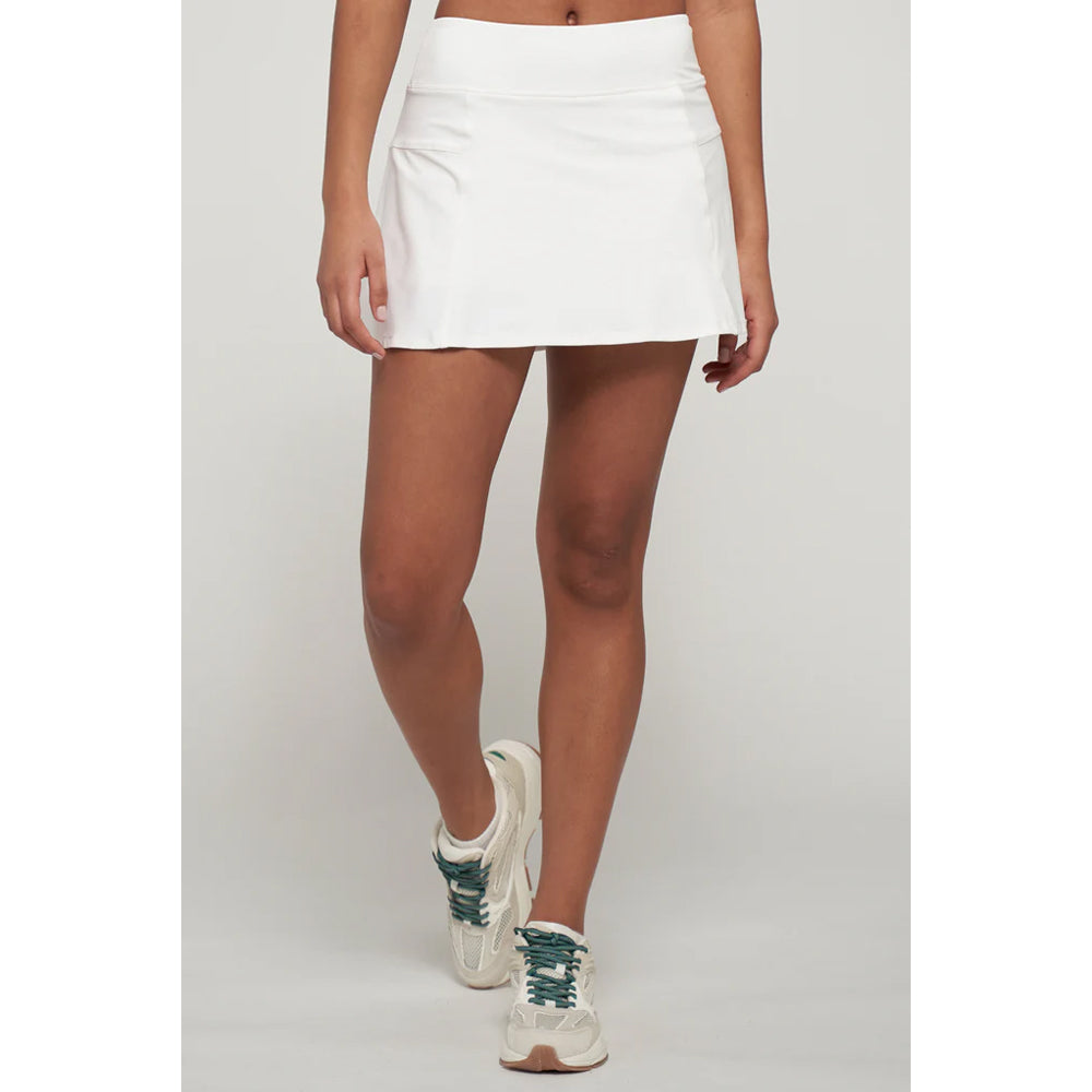 Lija Women's Step Skort 13" - White