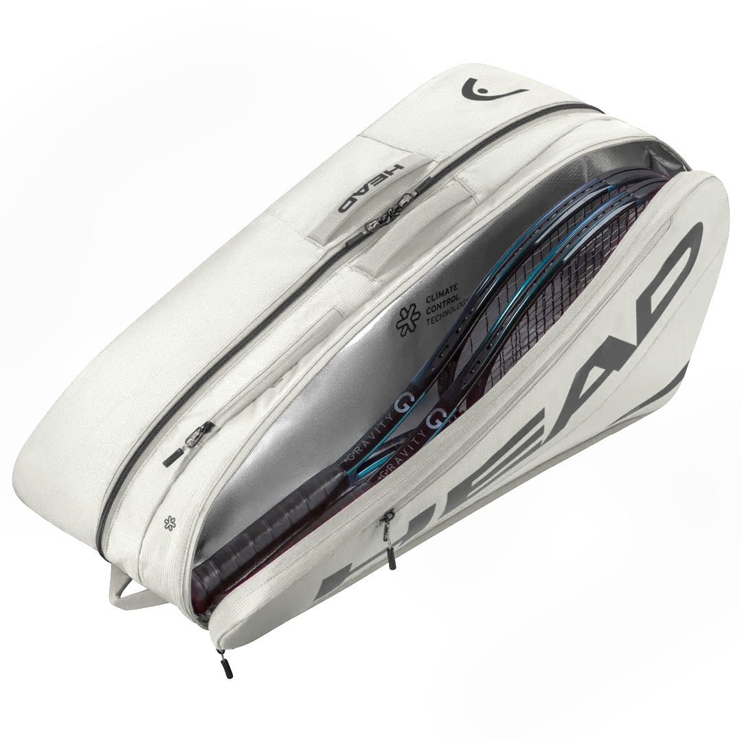 Head Tour Racquet Bag L - White/Black