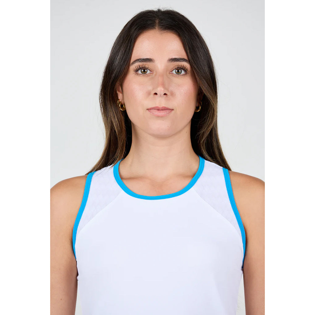 Sofibella Ric Rac Sofibella Women's Electric Whites Smash Tank - White – Merchant of Tennis
