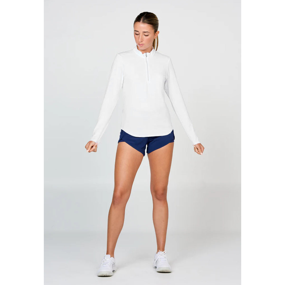 Sofibella Women's UV Colors Longsleeve Top - White