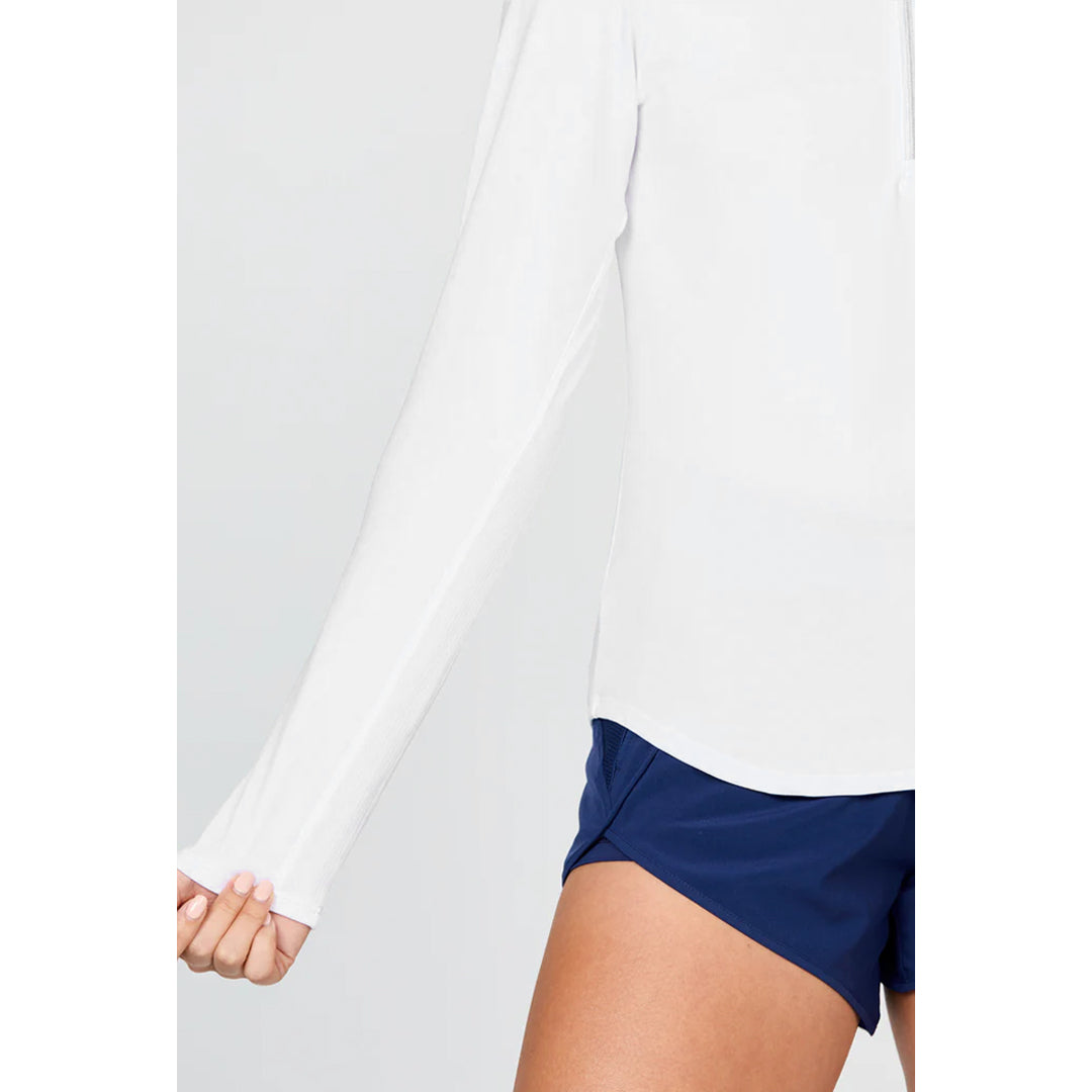Sofibella Women's UV Colors Longsleeve Top - White