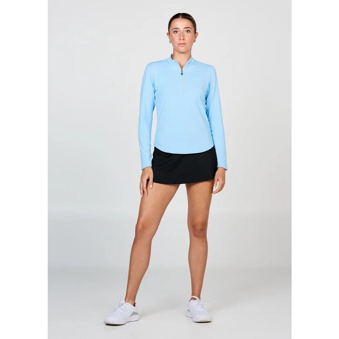 Sofibella Women's UV Staples Long Sleeve Top - Cloud