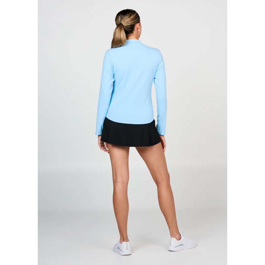 Sofibella Women's UV Staples Long Sleeve Top - Cloud