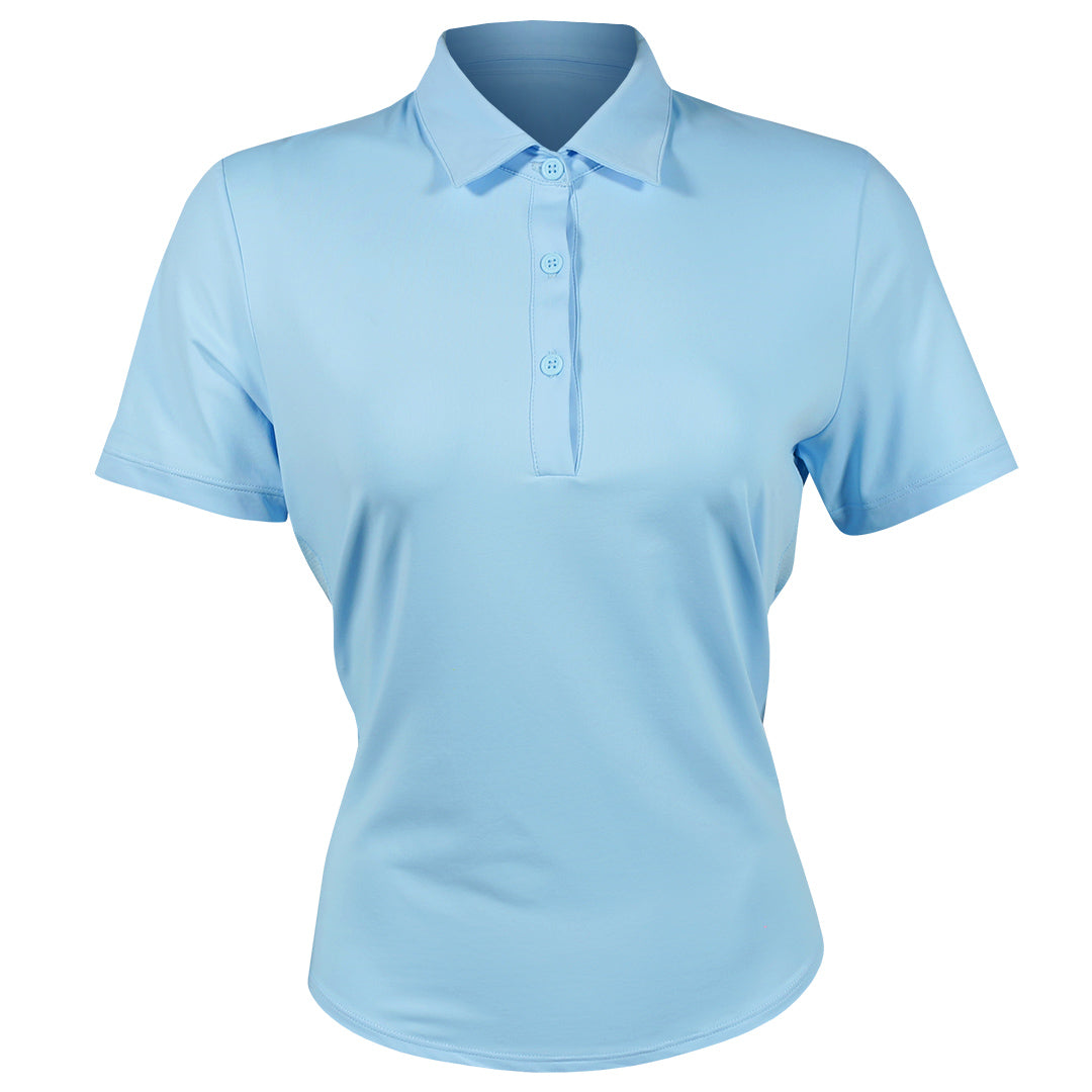 Sofibella Women's Fresh Air Short Sleeve Polo - Cloud