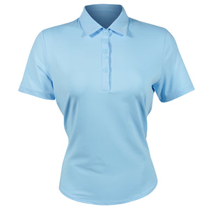 Sofibella Women's Fresh Air Short Sleeve Polo - Cloud
