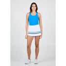 Sofibella Women's Style Icons 14" Skort - White/Electric Blue