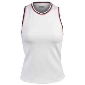 Lija Women's Club Edit Varsity 2.0 Tank - White/Night Multi