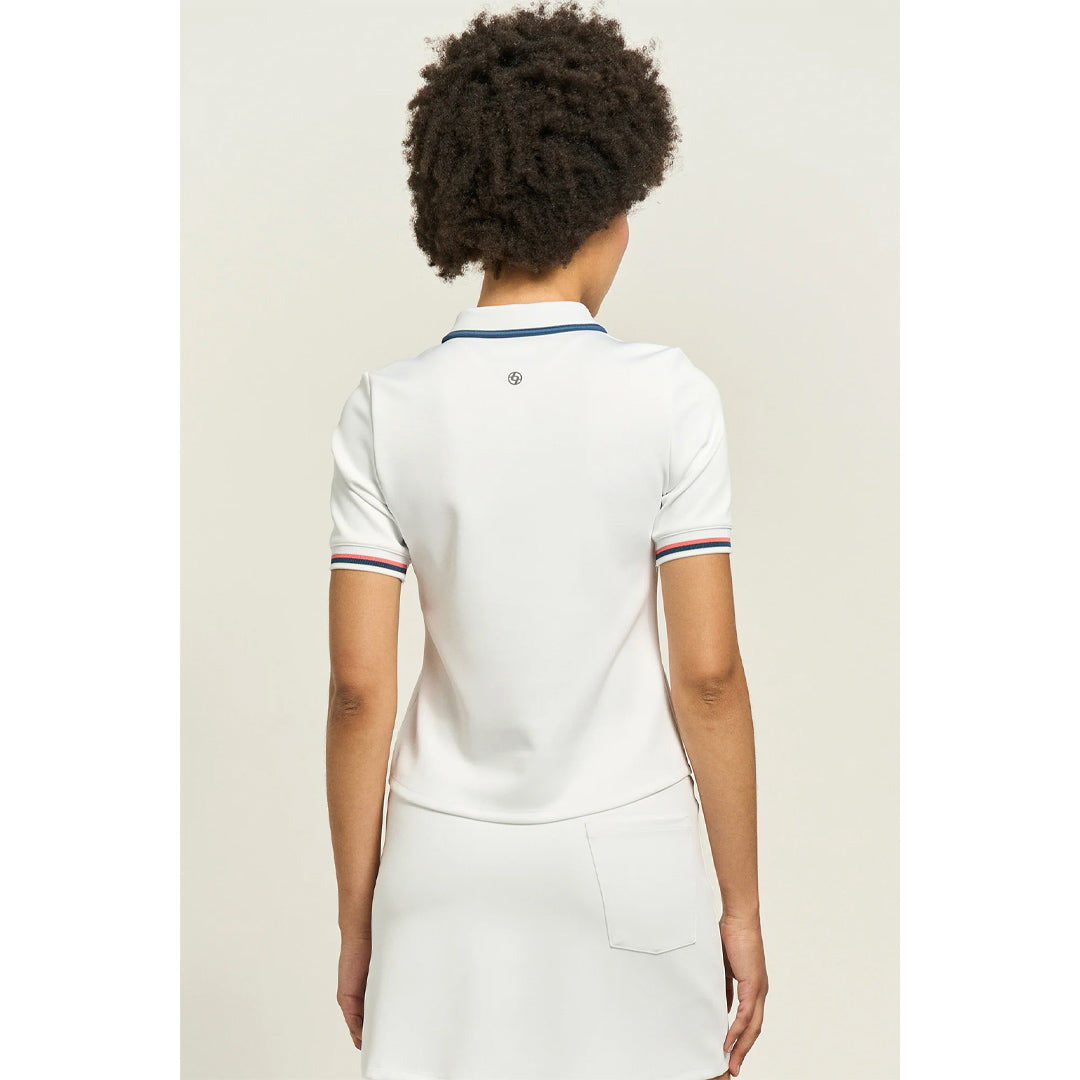 Lija Women's Club Edit Polo - White/Night Multi