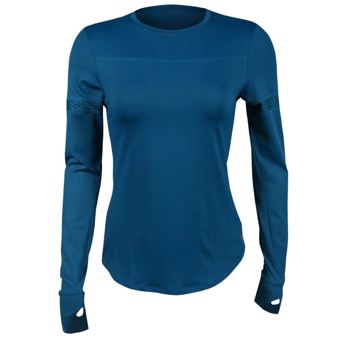 Lija Women's Modern Match Pacer Long Sleeve - Poseidon