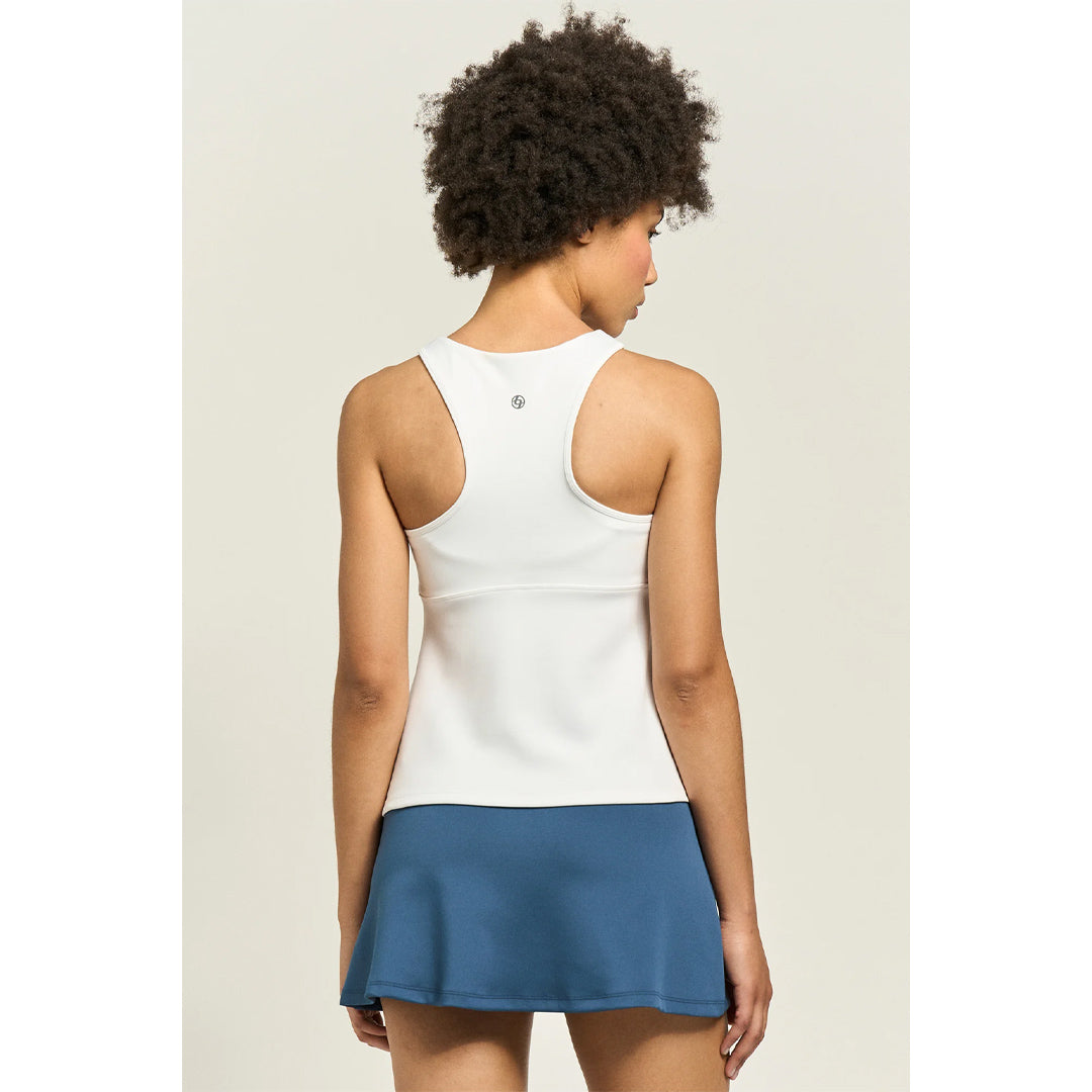 Lija Women's Club Edit Spin Tank - White
