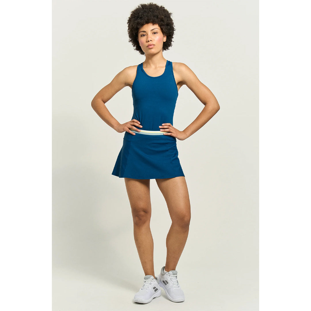 Lija Women's Modern Match Rival Tank - Poseidon