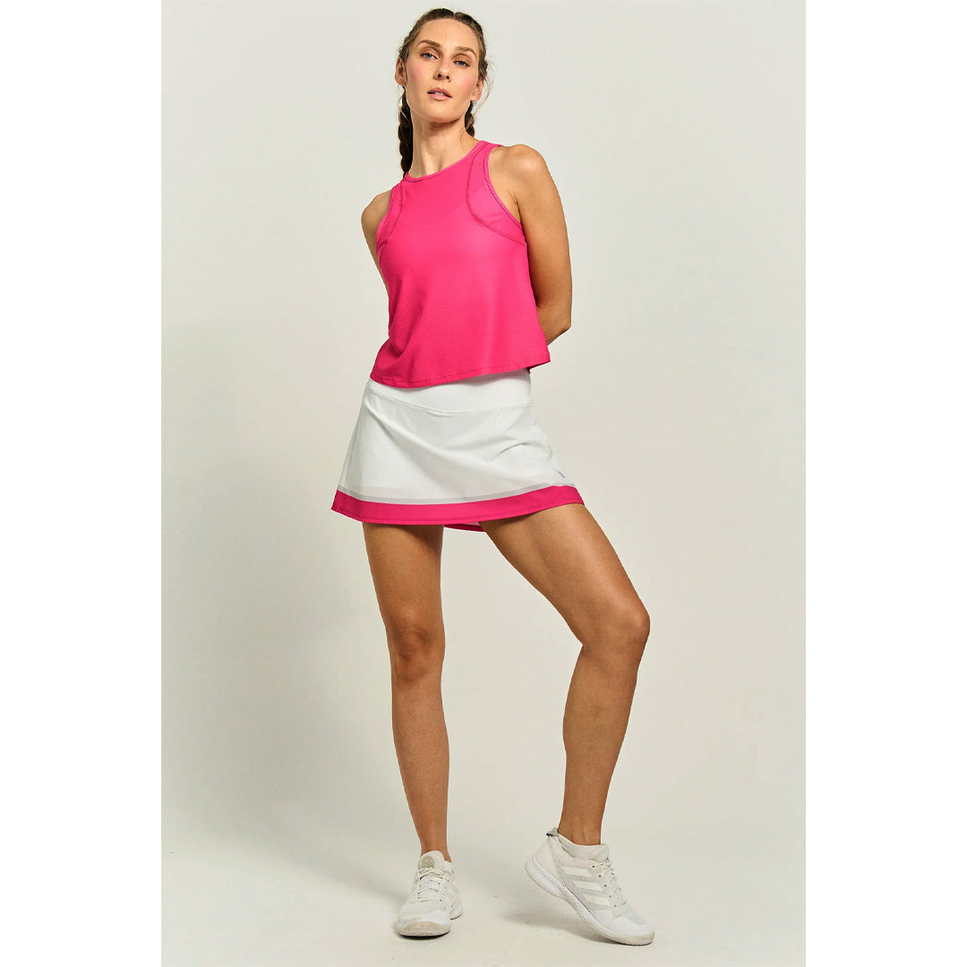 Lija Women's Love All Shift Tank - Fuchsia