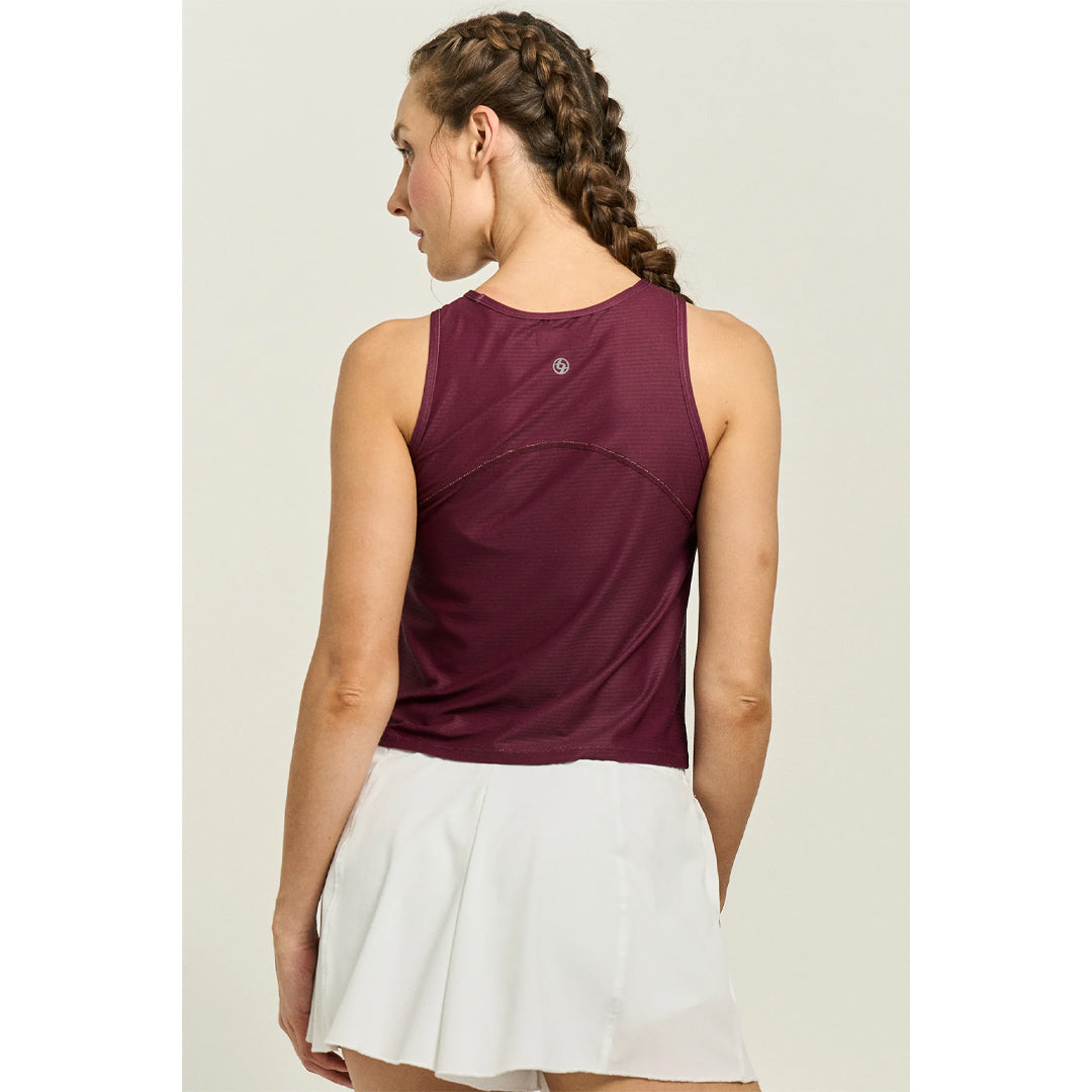 Lija Women's Love All Shift Tank - Cabernet