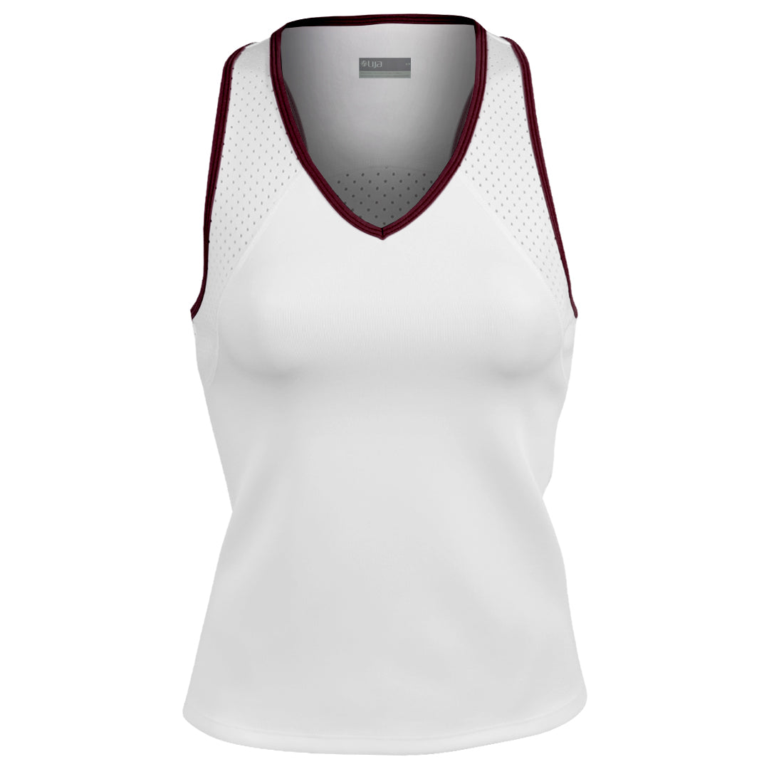 Lija Women's Love All Starter Tank - Cabernet